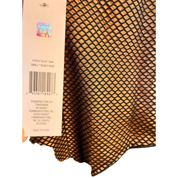 Cosmopolitan Dress The Population Mesh Long Sleeve Open Back Bodysuit S Black - Picture 8 of 11